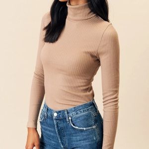 Kotn Ribbed Turtleneck, M